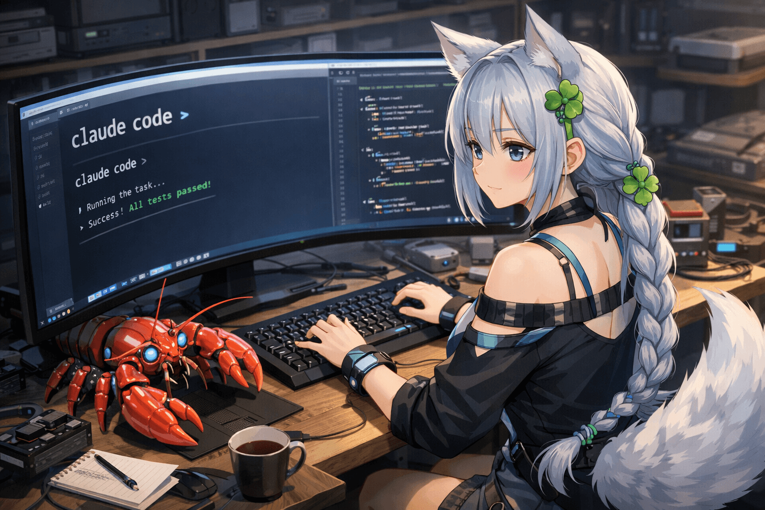 龍蝦機器人原地起飛